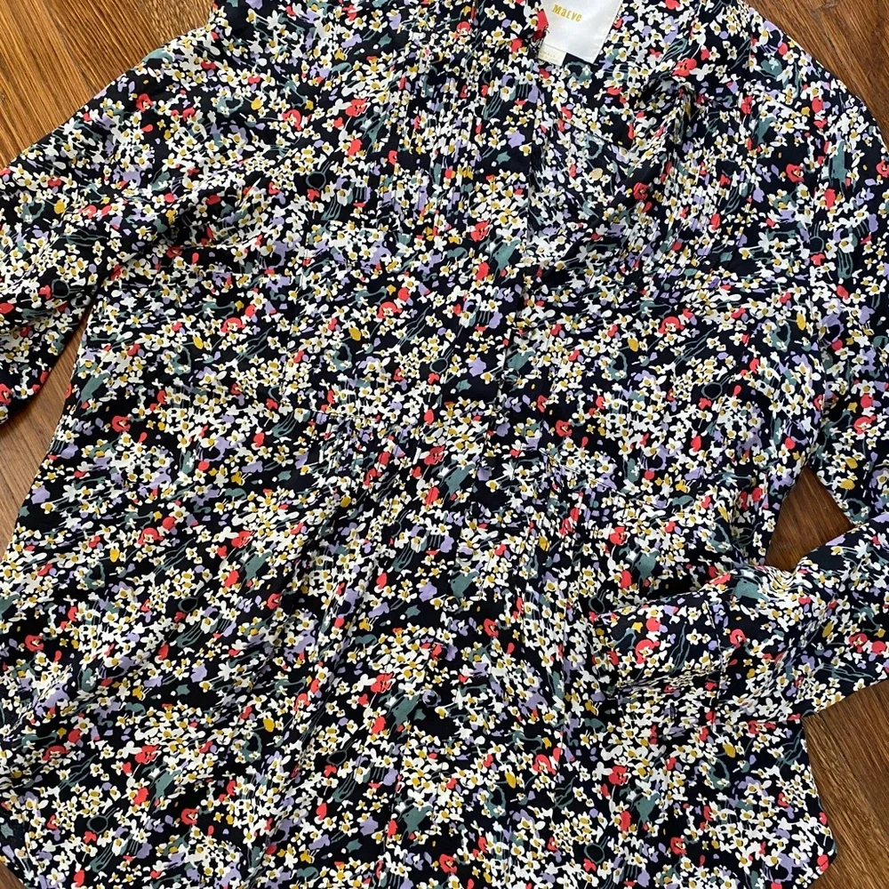 Anthropologie Maeve Matilda Rayon Button-down Shirt - Picture 2 of 6